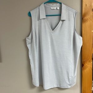 XXL Lady Hagen V-Neck Polo Tank Golf Shirt